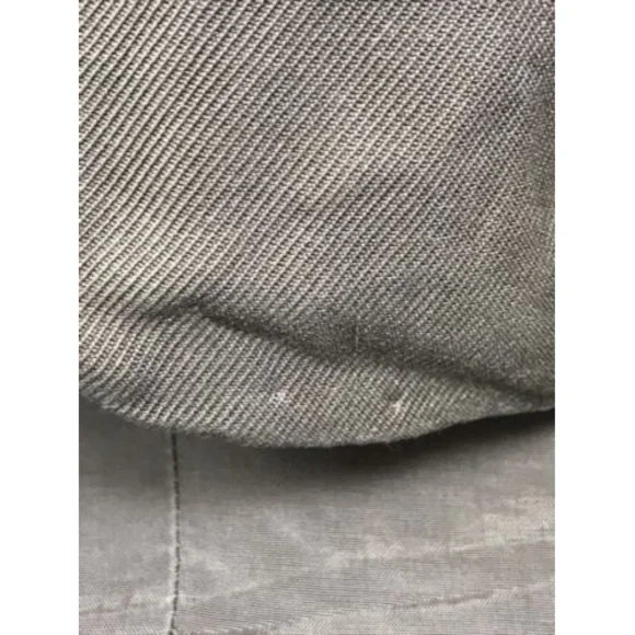 Vintage BANANA REPUBLIC Dark Khaki Silk Rayon Jacket Blazer size 4 - Picture 6 of 7